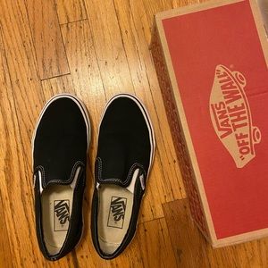 Black Slip-On Vans